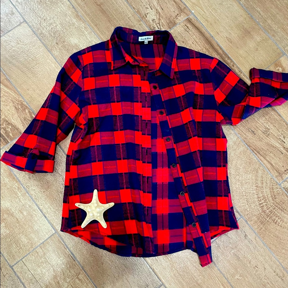 Ana n Kate size L buffalo plaid